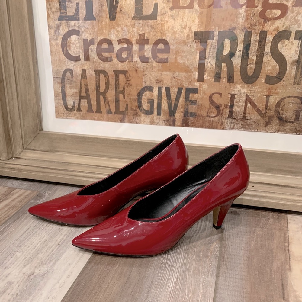 Metaphor brand red heels size 9.5 - Picture 1 of 7